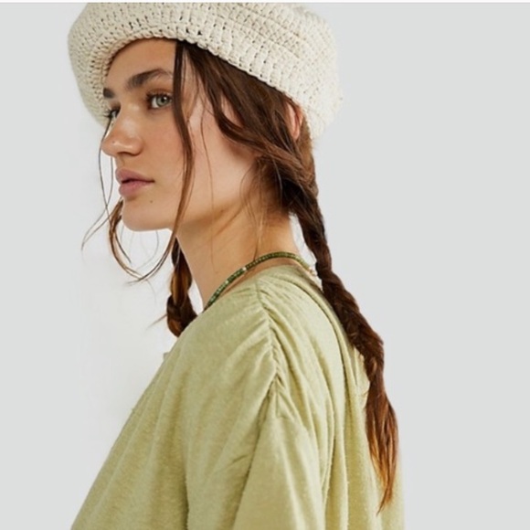 Free People Crochet Beret - Picture 5 of 6